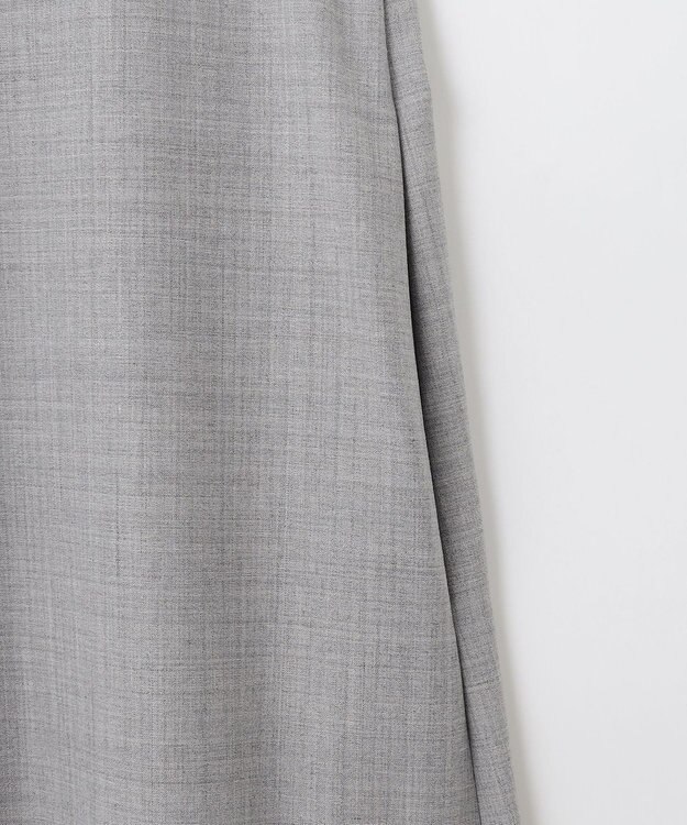 自由区 【洗える】ウーステッドトロ ワンピース ライトグレー