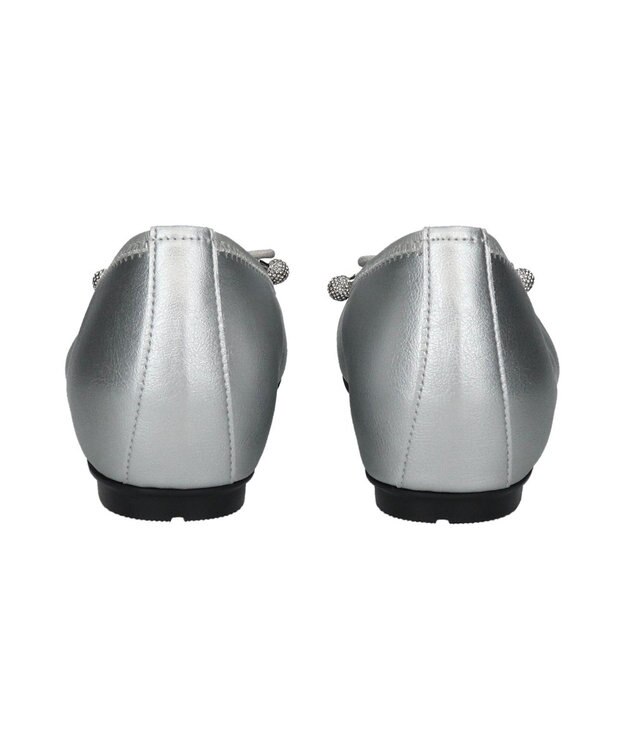 Bridget Birkin ＜3E＞【Bridget Birkin Walk】インヒールリボンパンプス シルバー