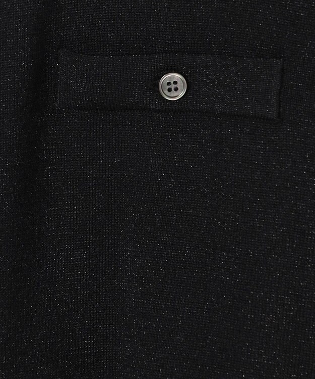 組曲 S ラメアンサンブル ニット ブラック系