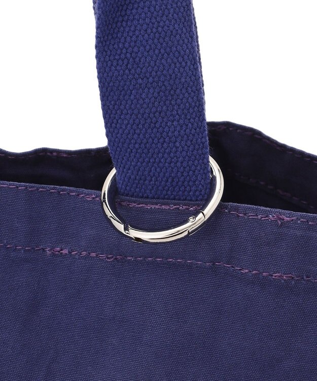 J.PRESS MEN 【J.PRESS ORIGINALS】【UNISEX】Garment Dyed Cotton Embroidery Eco Bag パープル系