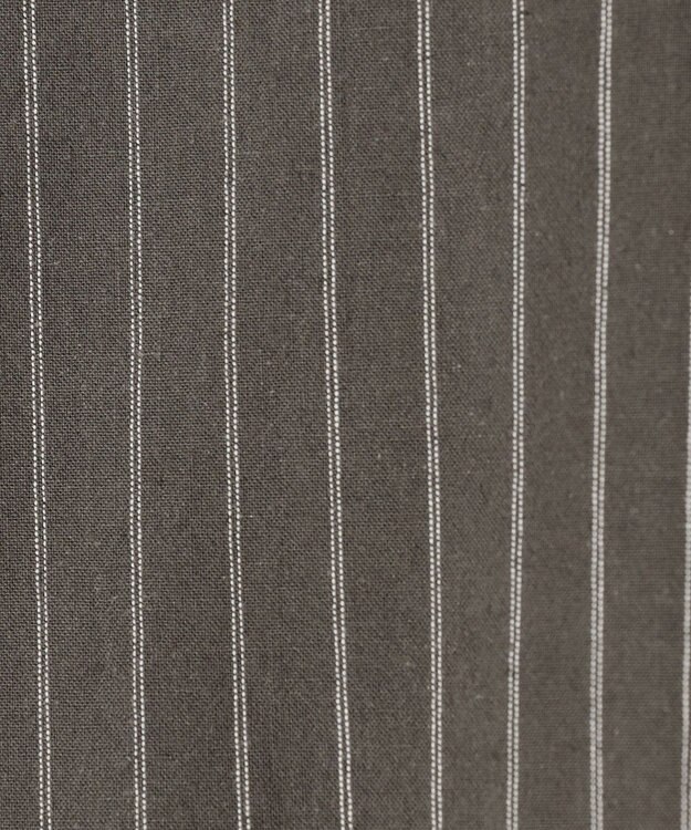 J.PRESS YORK STREET 【UNISEX】コットンリネンハーフスリーブシャツ ブルゾン グレー系1