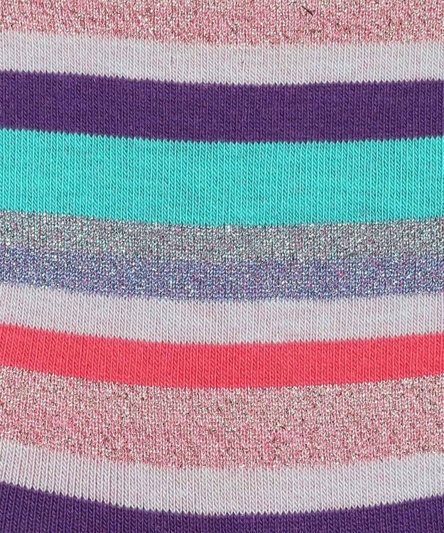 Paul Smith ラメボーダー ソックス ピンク