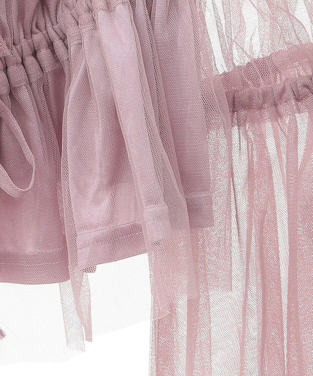 earth music&ecology チュールブラウス Pink