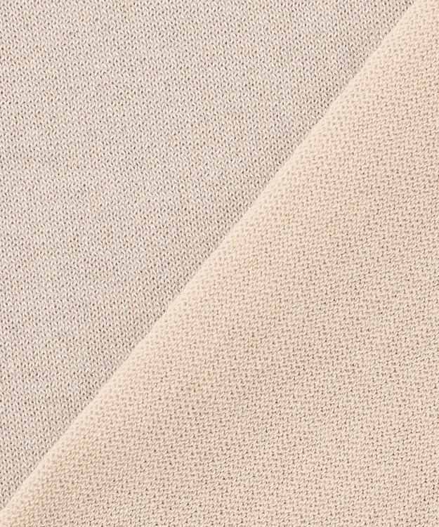 J.PRESS LADIES L 【洗える・抗菌防臭】LUREX ラメ ニットT ベージュ系