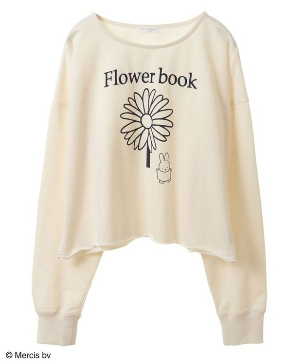 Green Parks Ｍｉｆｆｙ／フラワープリントミニ裏毛プルオーバー Ivory