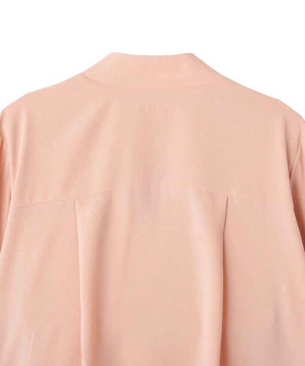 YECCA VECCA スカーフリング付きボウタイブラウス Pink