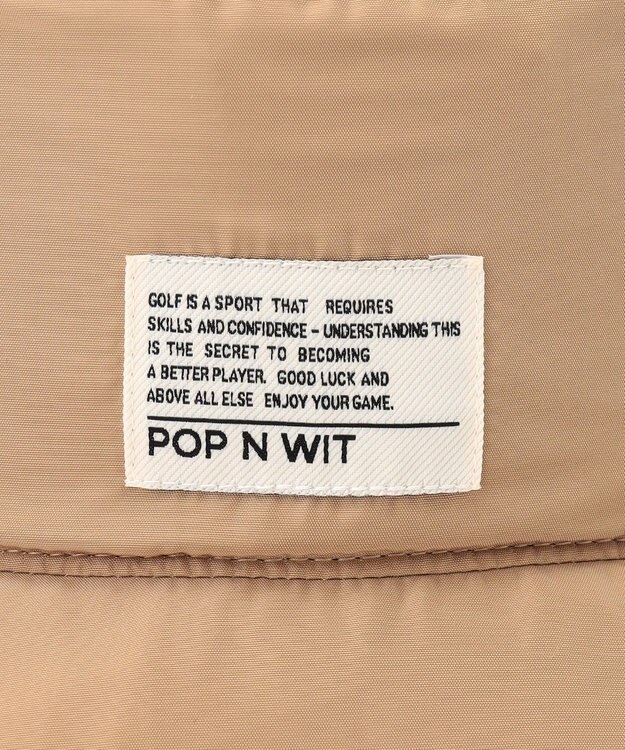 PW CIRCULUS 【手洗い洗濯可 / シェード付】【UNISEX】NEW！サンシェードバケットハット  ゴルフ ベージュ系