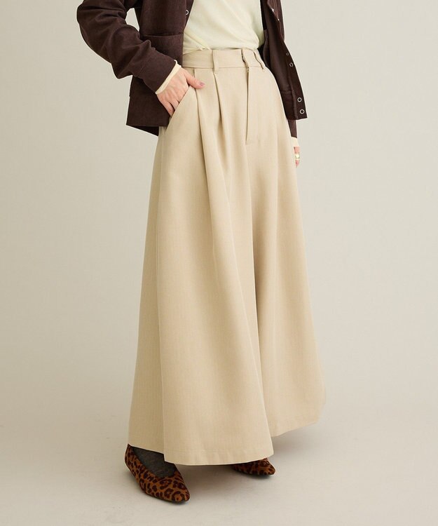 CRAFT STANDARD BOUTIQUE スカーチョワイドパンツ Beige