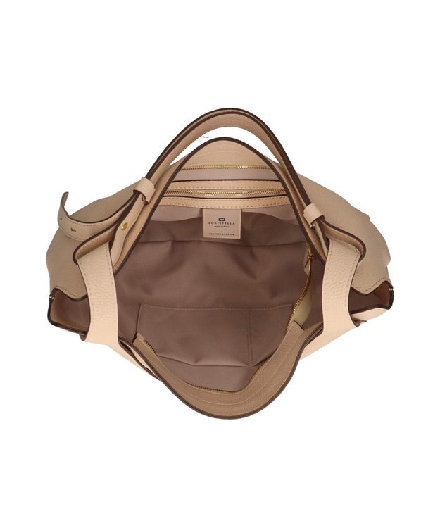 INTER-CHAUSSURES 【LORISTELLA】ソフトフィット通勤バッグ ライトベージュ