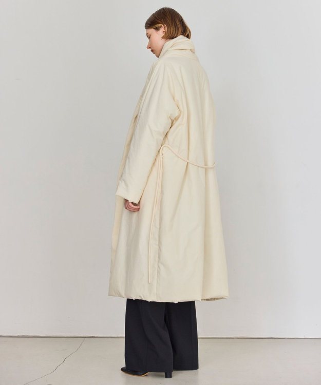 BEIGE， 【洗える】PINS / 中綿ロングコート Ecru