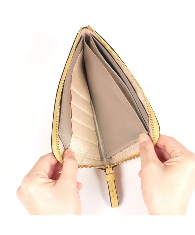 PELLE BORSA 短い長財布 Fine Goods フィーネグッズ 5443 エクルベージュ