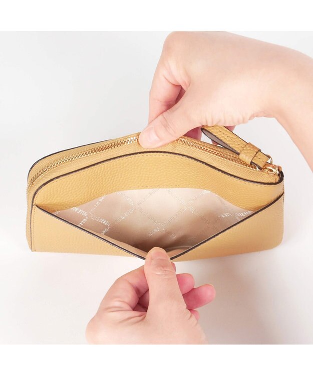 PELLE BORSA 短い長財布 Fine Goods フィーネグッズ 5443 エクルベージュ