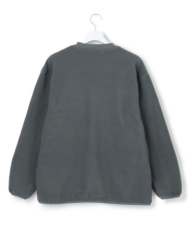 J.PRESS YORK STREET 【UNISEX】フリースクルーネックプルオーバー グレー系
