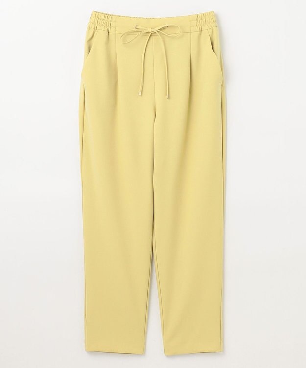 ANY 【ウエストゴム/ストレッチ/セットアップ可】イージィケアストレッチテーパードパンツ イエロー
