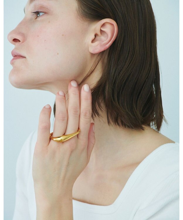 NAVE 【AFFECT】ダブルフィンガーリング ゴールド系