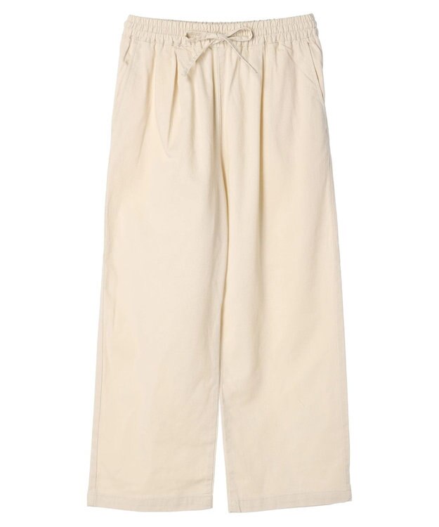 Green Parks イージーワイドパンツ Ivory