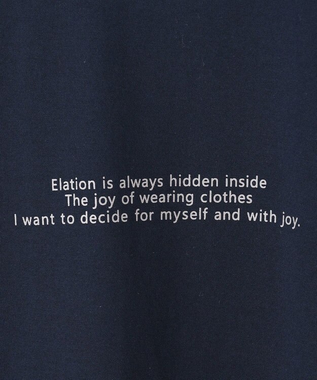 J.PRESS LADIES S ロゴ Tシャツ ネイビー系