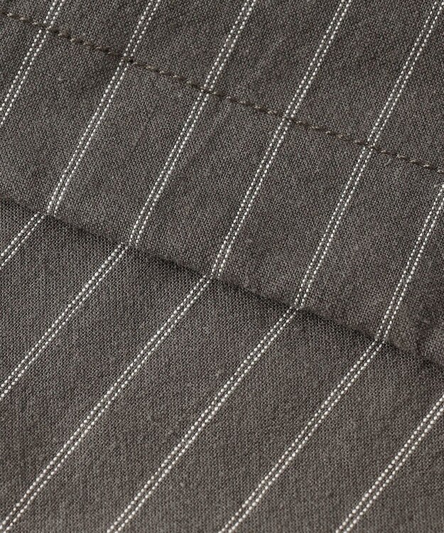 J.PRESS YORK STREET 【UNISEX】コットンリネンハーフスリーブシャツ ブルゾン グレー系1