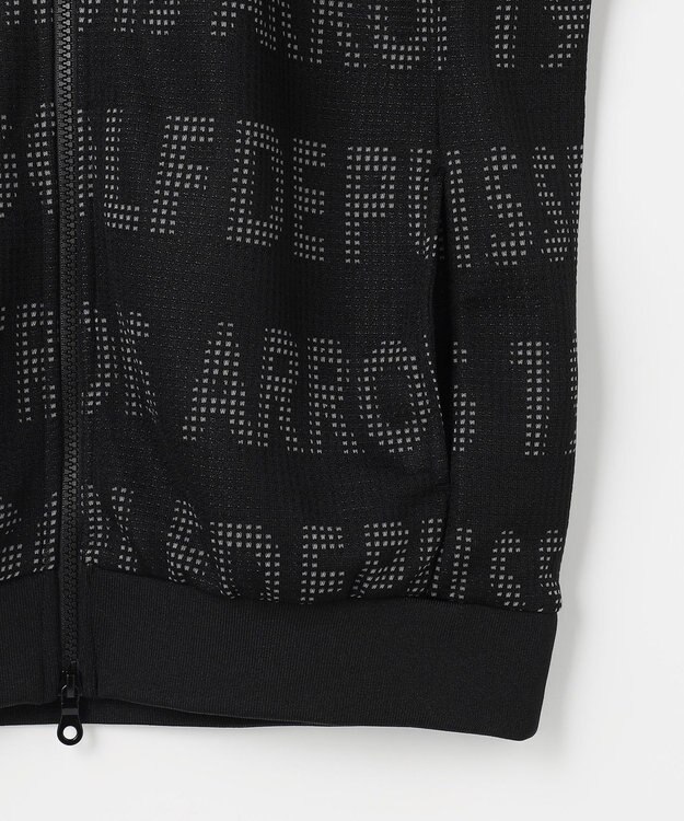 23区GOLF 【MEN】ロゴジャガードトラックジャケット ブラック系5