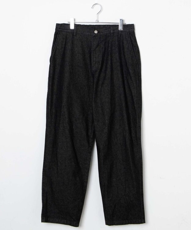 WEGO デニムイージーワイドパンツ ブラック