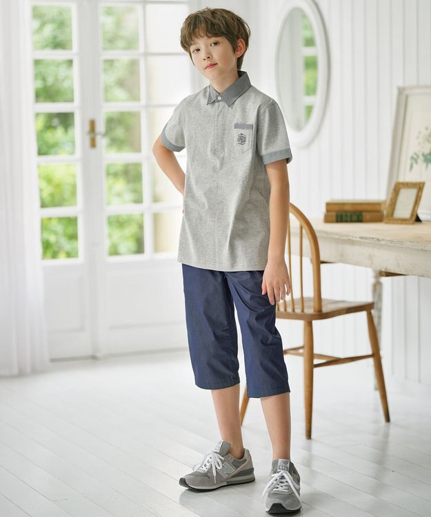 J.PRESS KIDS 【140-170㎝】七分丈パンツ ネイビー系