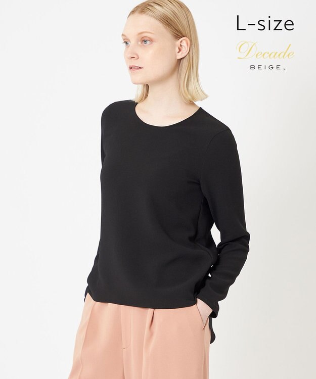 BEIGE， 【L-size】SHELBY / ロングスリーブブラウス Black