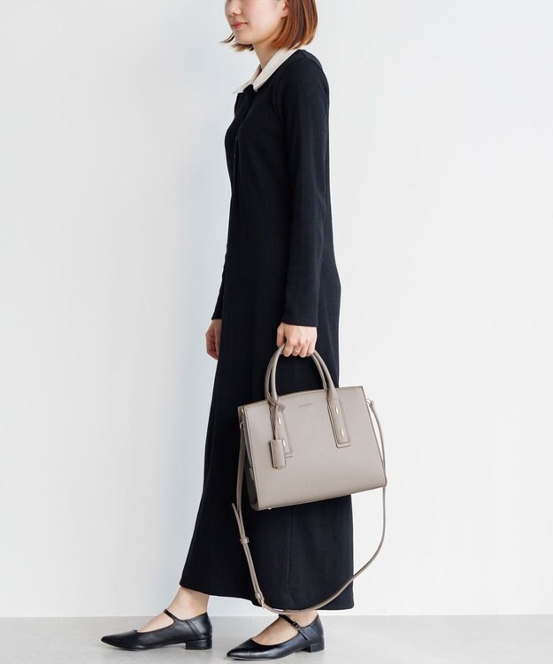 ACE BAGS & LUGGAGE Jewelna Rose メルジュール トートバッグ ミドルサイズ 65601 ジュエルナローズ グレージュ