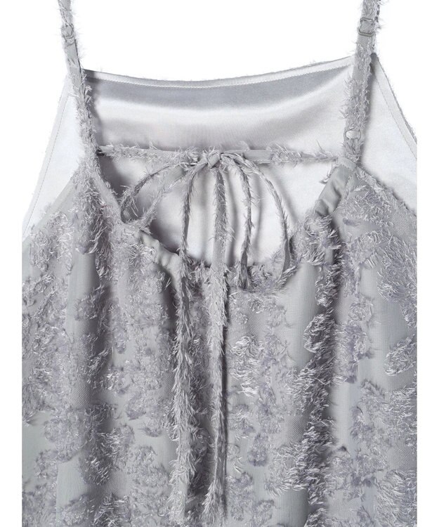 earth music&ecology フラワージャガードキャミワンピース Gray