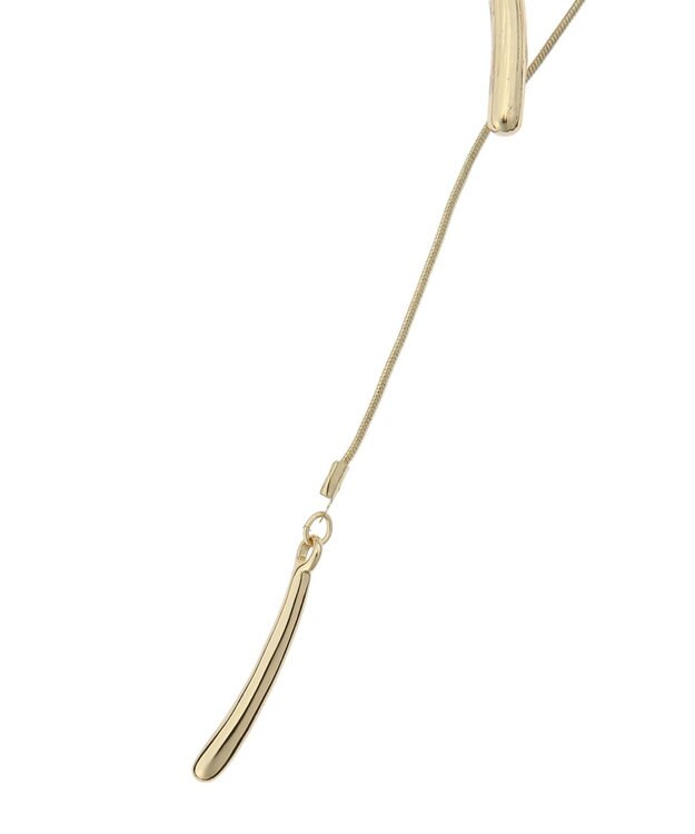 AMERICAN HOLIC ハーフラインスライドネックレス Gold