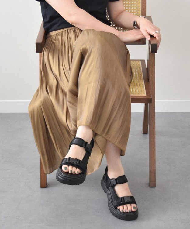 Bridget Birkin 【VINCULUM】ベルクロサンダル ブラック