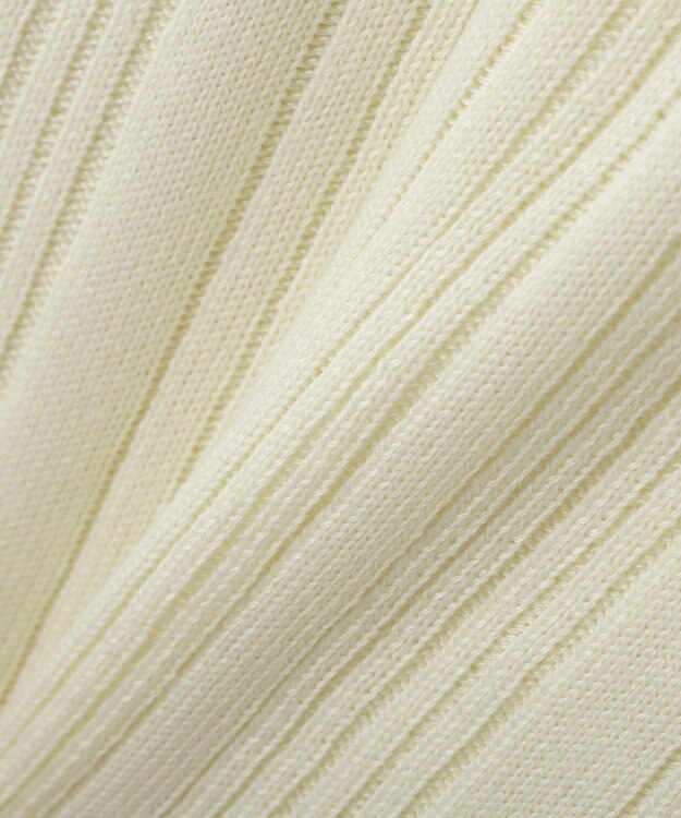 Green Parks レースドッキングニットカーディガン Ecru