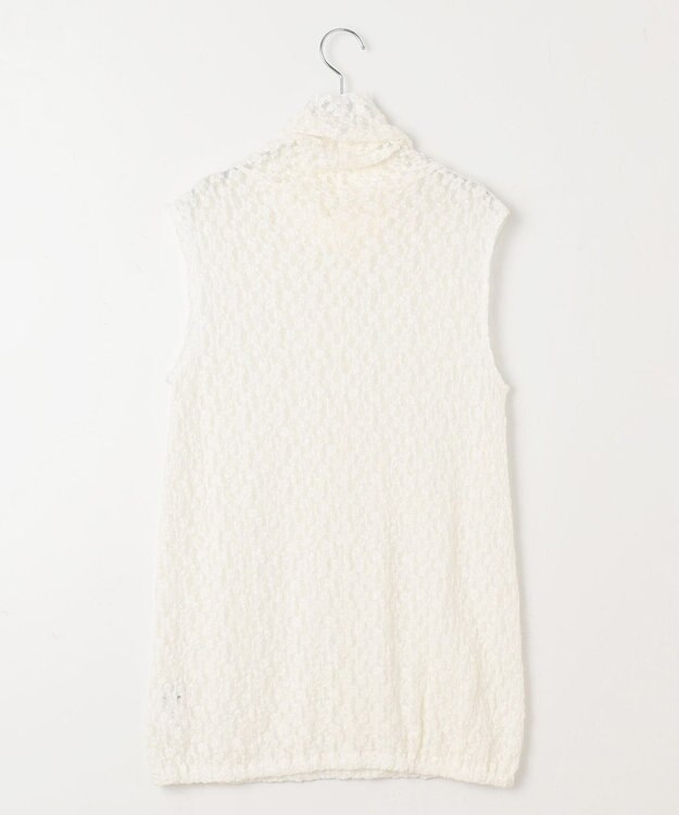 #Newans タートルネックレースブラウス ホワイト