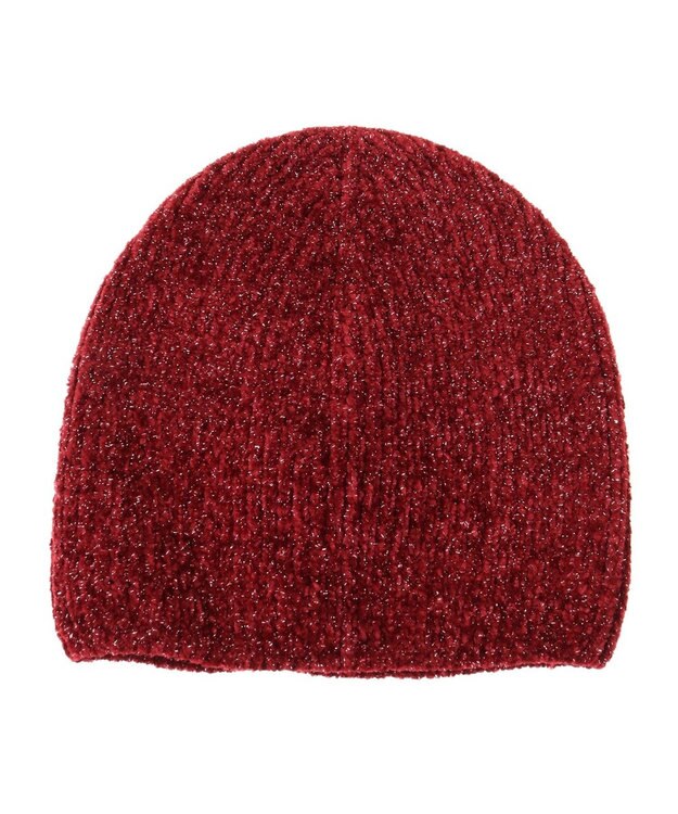 Green Parks ・ラメニットキャップ Bordeaux