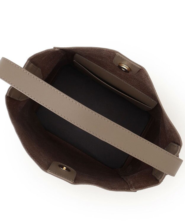 23区 レザー2WAY ショルダーバッグ ベージュ系