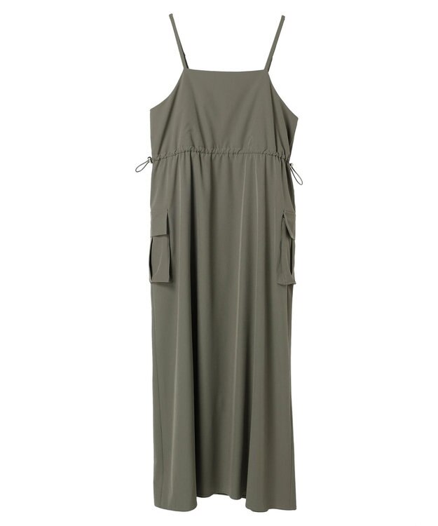 earth music&ecology ストレッチキャミワンピース Khaki