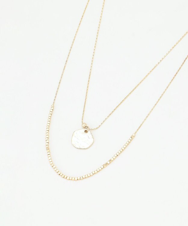 組曲 コイントップレイヤード ネックレス ゴールド系