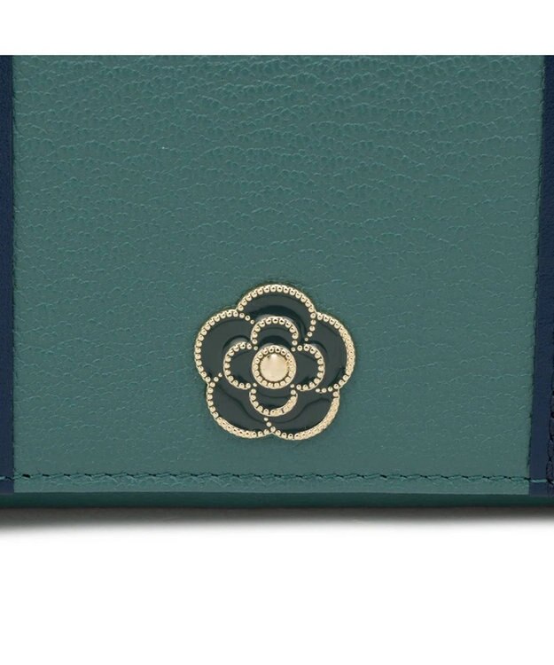 CLATHAS ソフィア かぶせ長財布 グリーン