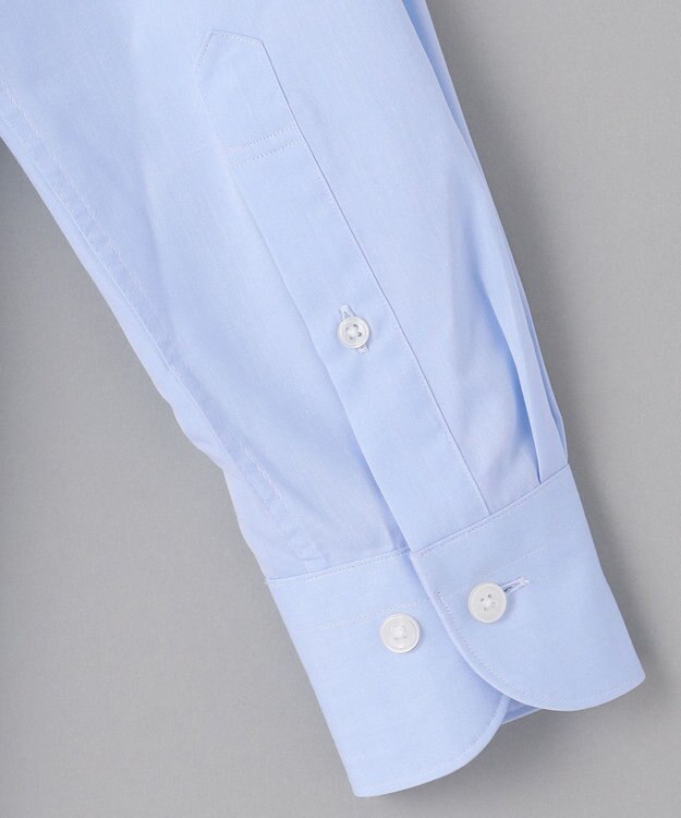 GOTAIRIKU 【形態安定】PREMIUMPLEATS_レギュラーカラー 通年ドレスシャツ サックスブルー系
