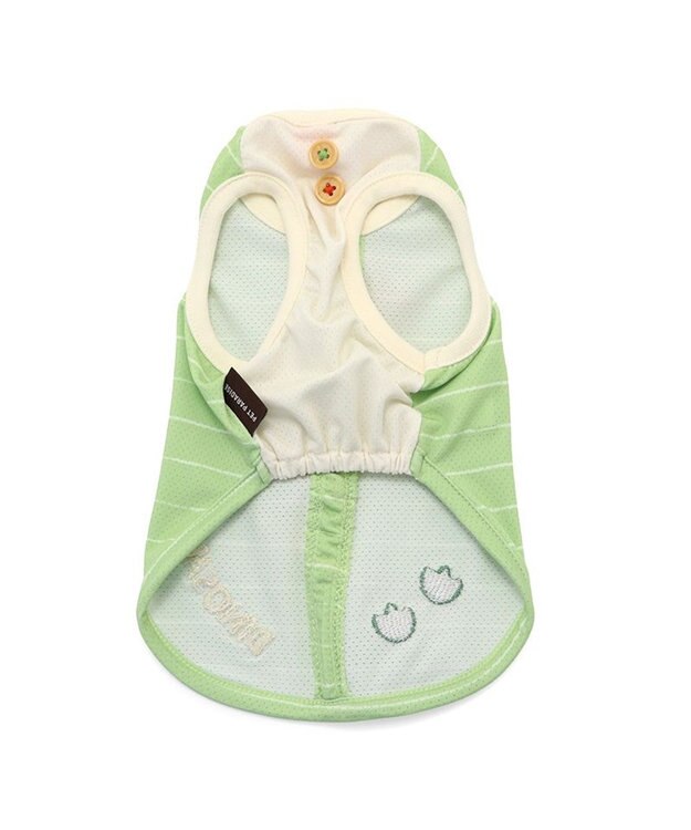 PET PARADISE ペットパラダイス 恐竜 ボーダーエコメイド タンクトップ 小型犬 グリーン