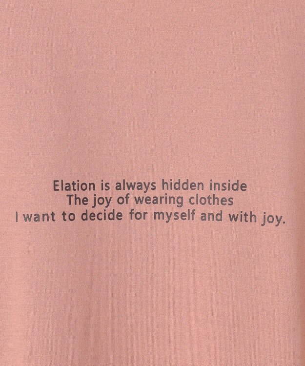 J.PRESS LADIES S ロゴ Tシャツ ローズピンク系