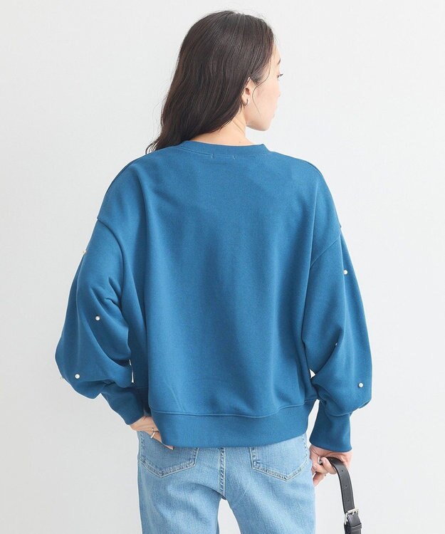 earth music&ecology パールプルオーバー Blue Green