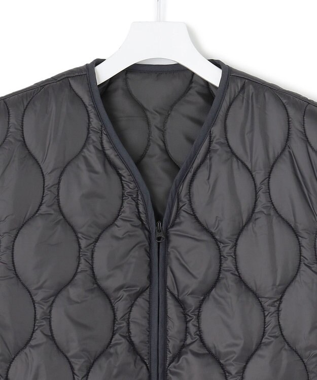 J.PRESS YORK STREET 【UNISEX】キルティング ベスト ブラック系