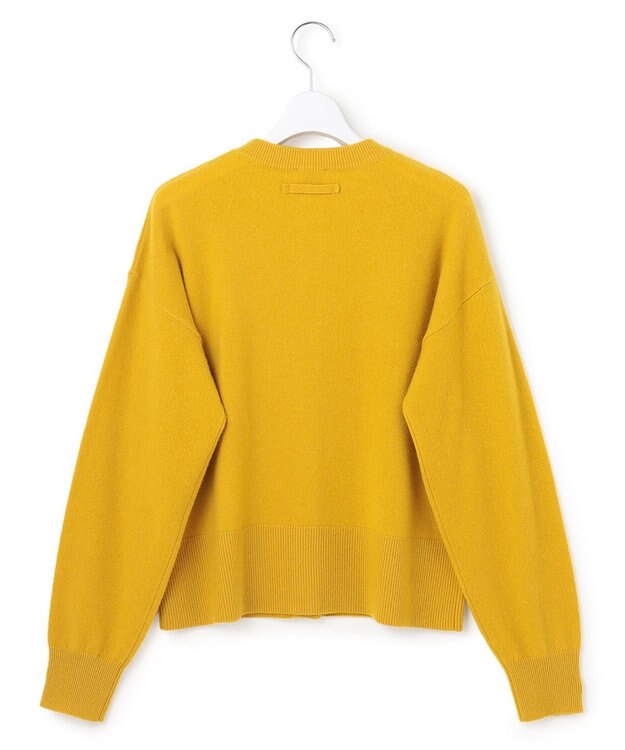 23区 L 【Oggi12月号掲載/洗える】ピュアカシミヤ ニットカーディガン マスタード系