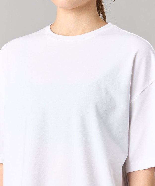 Chacott Handsome Cotton オーバーTシャツ ホワイト