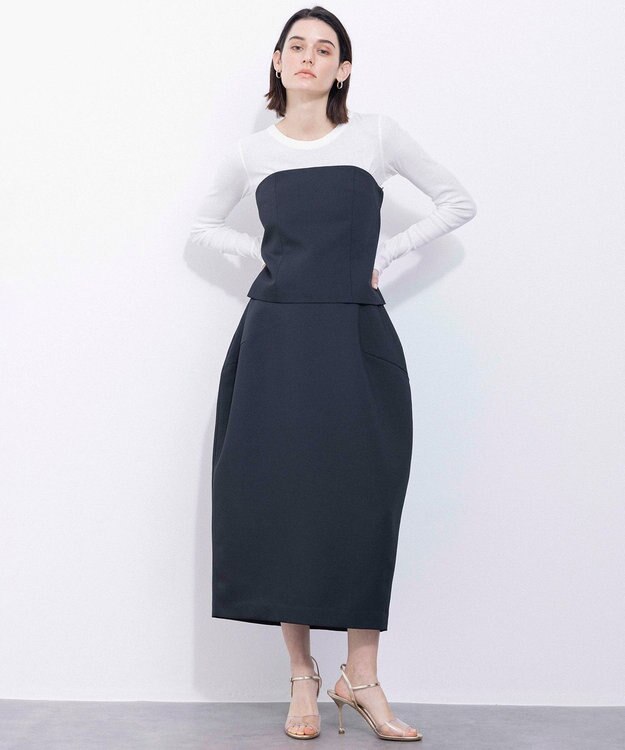 NAVE 【Nave・セットアップ可/洗える/吸水速乾】ドライチノ ビスチェ ブラック系