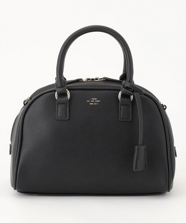 J.PRESS LADIES 【2way】ボストン ミニ バッグ ブラック系