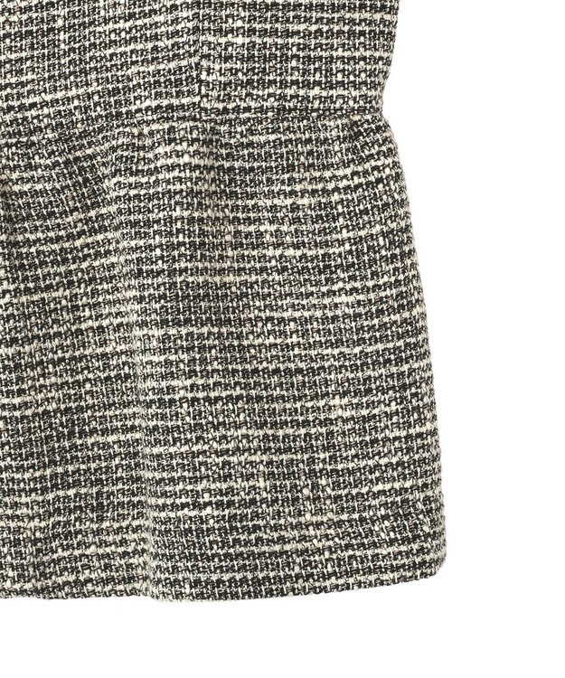 YECCA VECCA ツイードペプラムジレ Mix