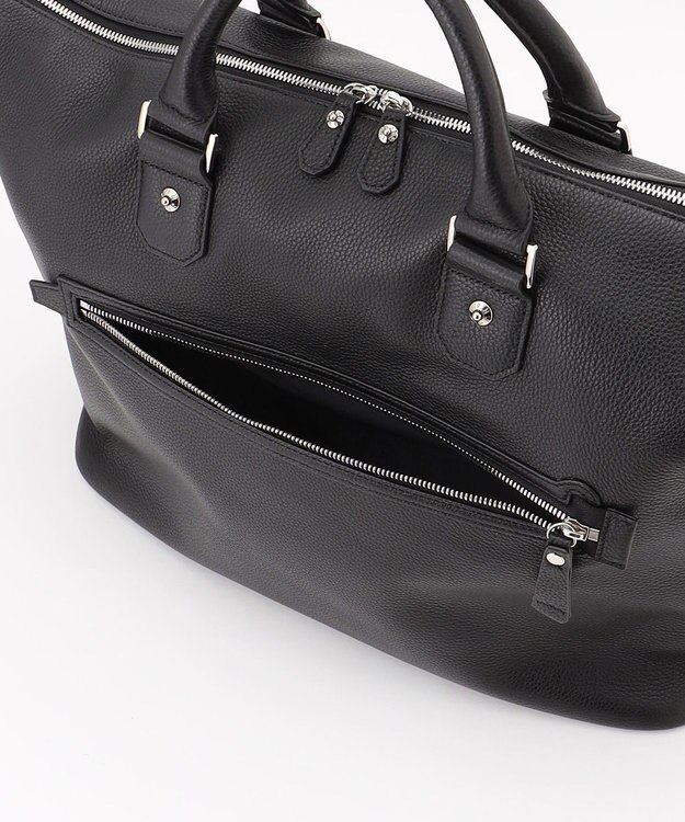 JOSEPH HOMME 【LEON 掲載】オールレザーシュリンク　BOSTON BAG ブラック系