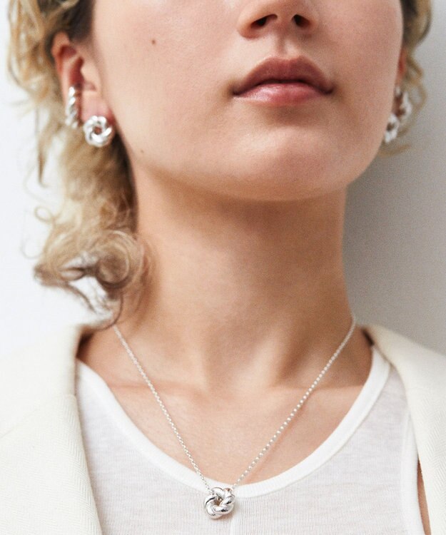 simoe Conel Loop Necklace ネックレス シルバー