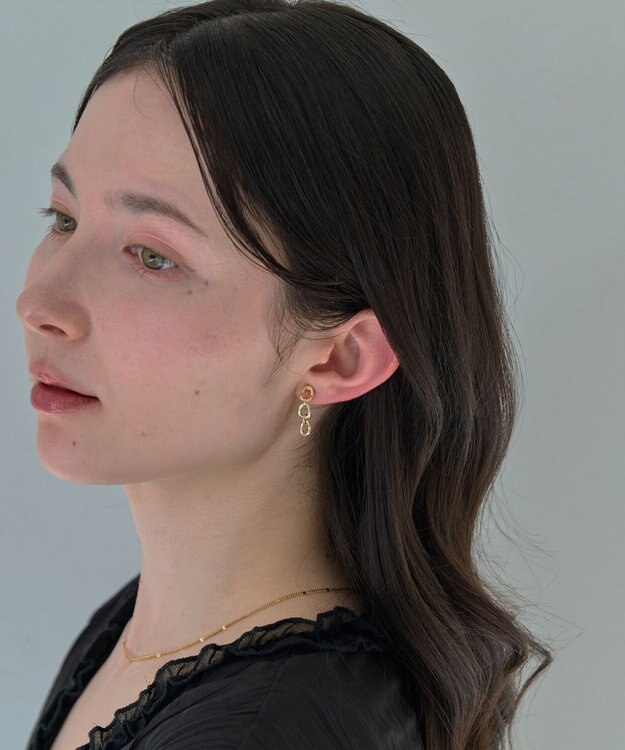 Phoebe 〈痛くないシリーズ/金属アレルギー対応〉ボールドチェーンライトフィットイヤリング　ゴールド/ニッケルフリー ゴールド